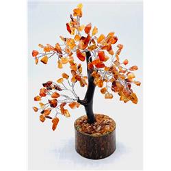 GTR049 Carnelian Gemstone Tree Decorative