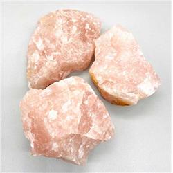 GUROSQ3 3 lbs Quartz Untumbled Stones, Rose