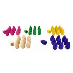 Picture of Azure Green ICBF50 Backflow Cones&#44; Multi Color - Pack of 50