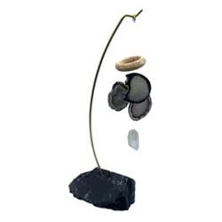 Picture of AzureGreen FTCBO 9 in. Black Obsidian Table Chime