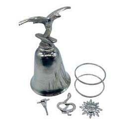 Obatala Tools Set with Eagle Bell - Multicolor - 6.5 inches - Includes Decorative Tools