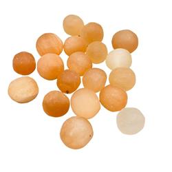 GTSELOB 1 lbs Orange Tumbled Selenite Stones