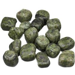 GTJADJB 1 lbs Jade, Jungle Tumbled Stones