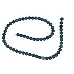 Picture of AzureGreen GB6AGAM 6 mm Moss Agate Beads