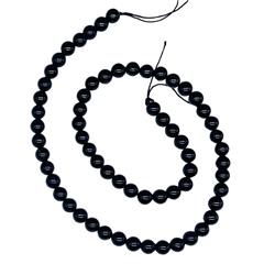 Picture of AzureGreen GB6TOUB 6 mm Black Tourmaline Beads