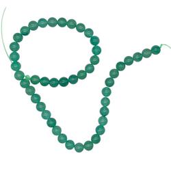 Picture of AzureGreen GB8AVEG 8 mm Green Aventurine Beads