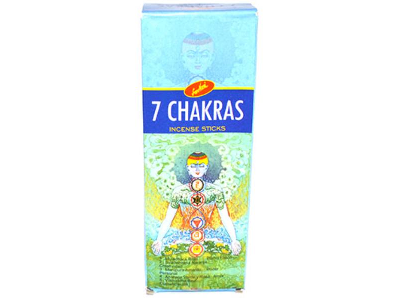 ISV7CHA6 7 Chakra Sree Vani Stick - Box of 6
