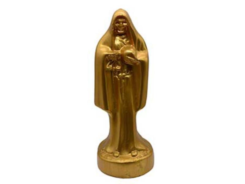 CHOLDG 10 in. Holy Death Candle - Gold