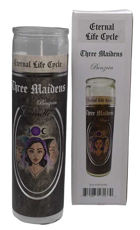 CJTHRM 90 Hr Three Maidens Benzoin Jar Candle