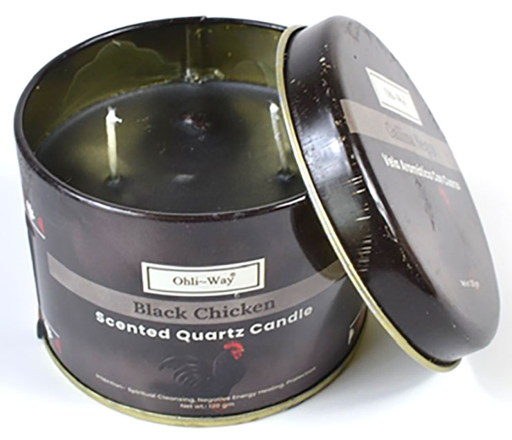 CTGALN Gallina Negra Black Chicken Quartz Tin Candle