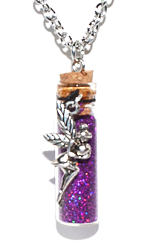 Picture of AzureGreen JNFAIPU Fairy Glitter Necklace - Purple