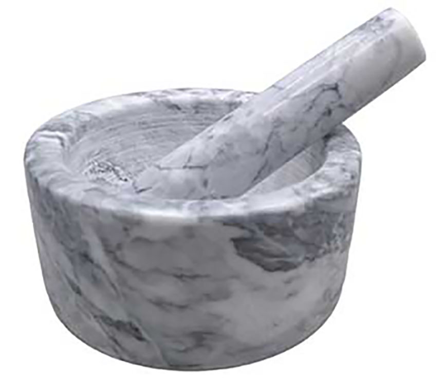 Picture of AzureGreen LMP15WH 2.5 in. Mortar & Pestle Set - White - Marble