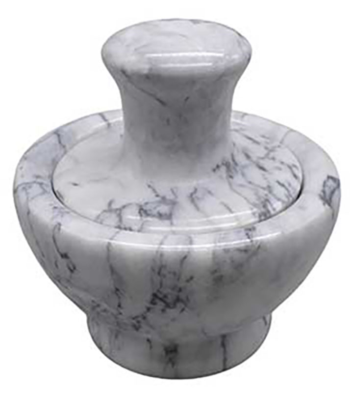 Picture of AzureGreen LMP16WH 2.25 in. Mortar & Pestle Set - White - Marble