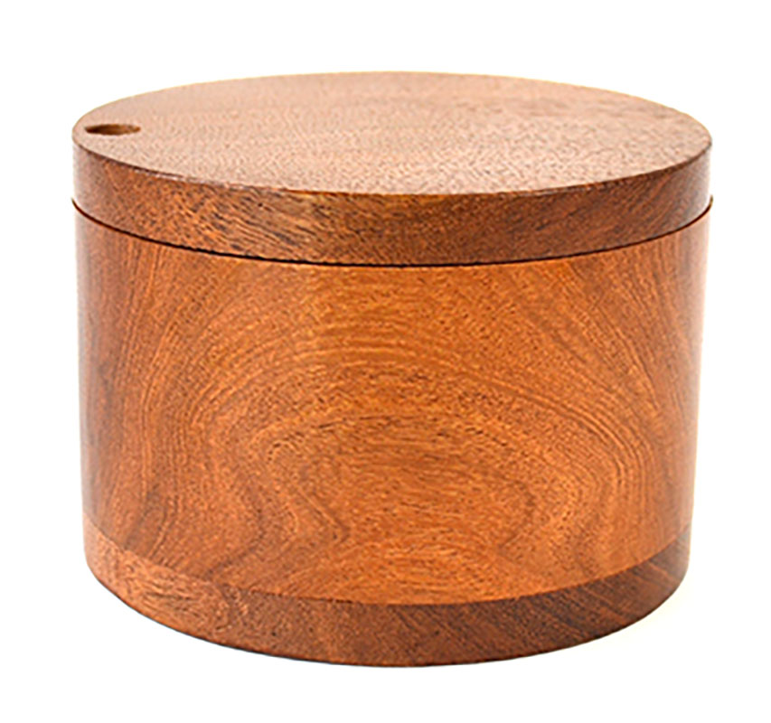 Picture of AzureGreen FB29 3.75 in. Swivel Cover Acacia Wood Box