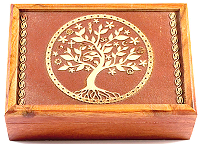 Picture of AzureGreen FBA156 5 x 7 in. Acacia Wood Tree Box