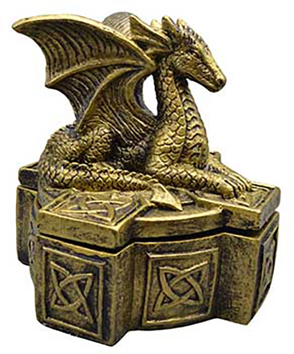 Picture of AzureGreen FBRB03 5 in. Celtic Dragon Box