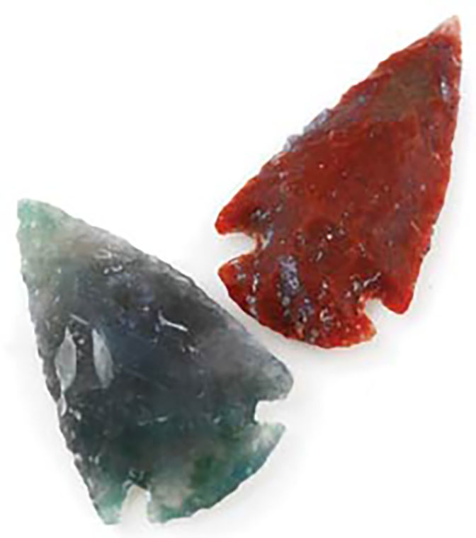 Picture of AzureGreen GAS100 1 - 2.25 in. Arrowhead Stone - Set of 100
