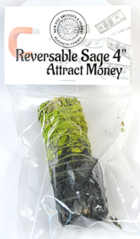 RS4RATTM 4 in. Attract Money Reversable Smudge Stick