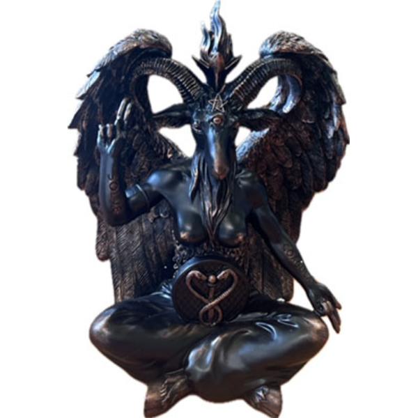 SB197 20 x 24 in. Cast Resin Baphomet Statue