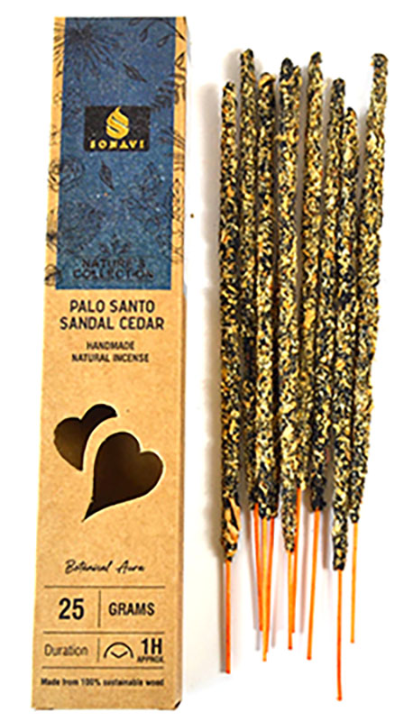 ISSPSC 25 g Sonavi Palo Santo Sandal Cedar Incense Stick