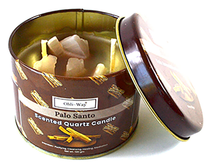 CTHOL Holywood Palo Santo Quartz Tin Candle