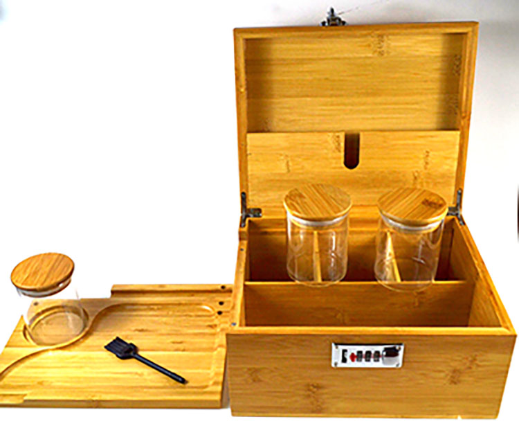 Picture of AzureGreen FBSTASH 8.5 x 10.25 in. Wooden Stash Box