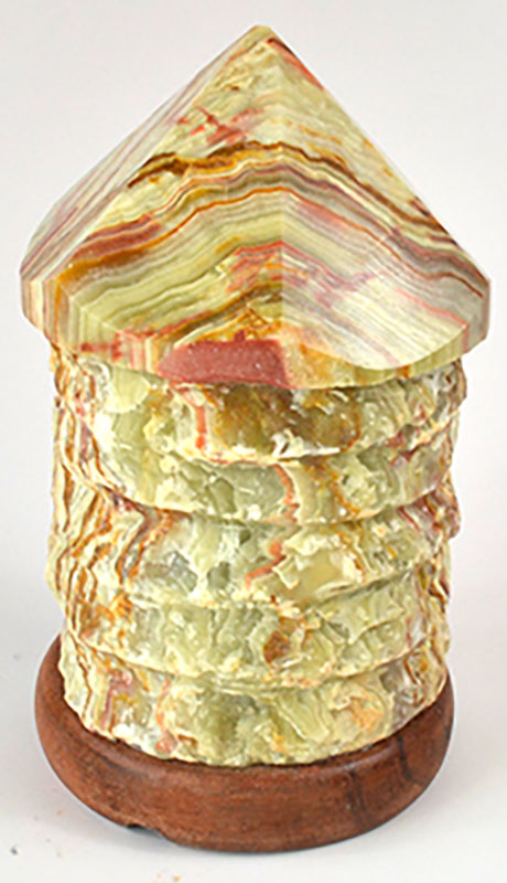 GL044 Green Onyx Lamp