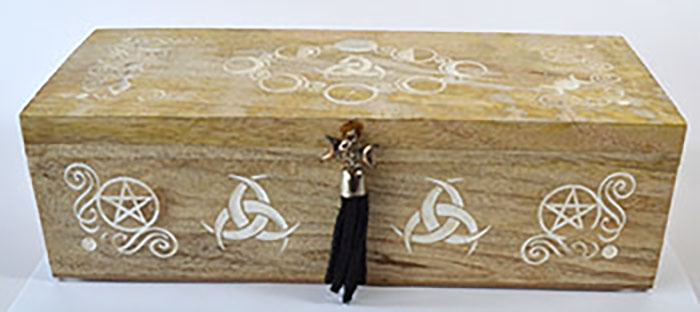 Picture of AzureGreen FB3281 10 x 4 x 3 in. Moon Phases Box