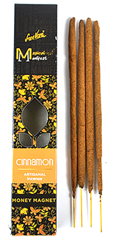 ISBCN Cinnamon Money Magnet Manifest Incense Stick - Pack of 4