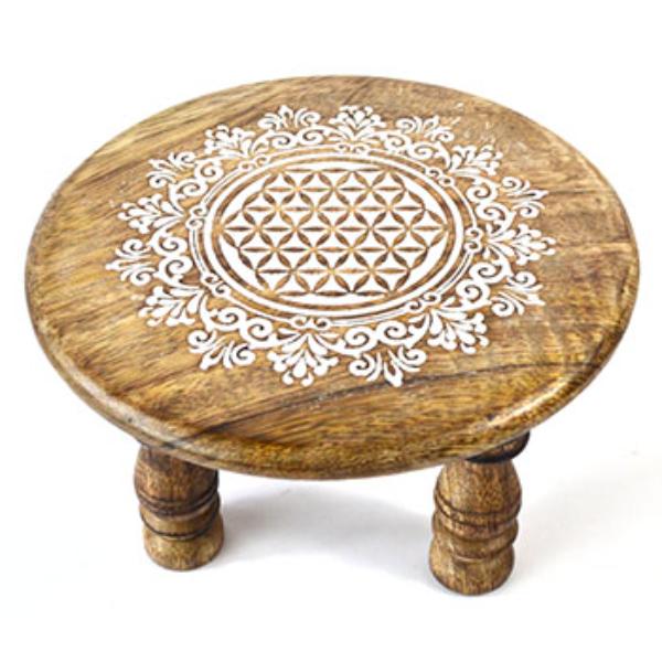 Picture of Azuregreen RAT7159 6 x 4 in. Flower of Life Altar Table
