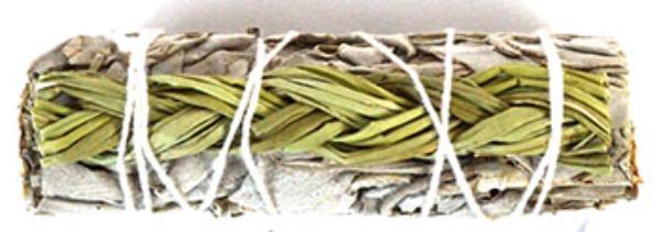 Picture of AzureGreen RS4N66 4 in. White Sage & Sweet Grass Smudge Stick