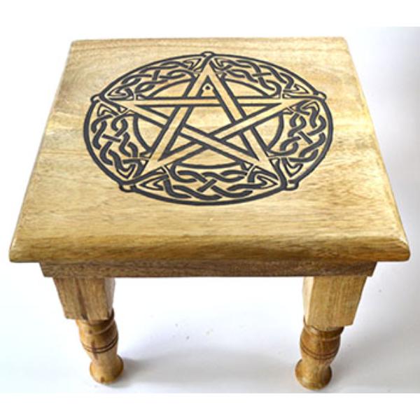 Picture of Azuregreen RAT7138 9 x 9 x 8 in. Pentagram Altar Table