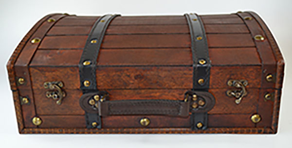 Picture of AzureGreen FBABX03 14 x 11 x 5 in. Antique Wood Box