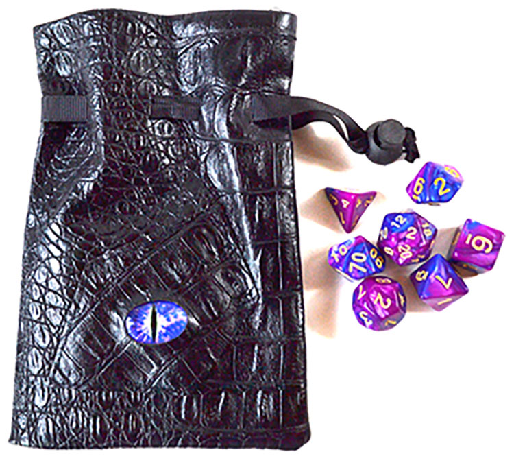 Picture of AzureGreen FG3432 Eye Bag Gaming Dice&#44; Purple