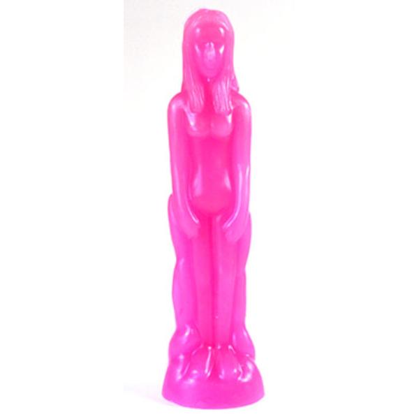 Picture of Azuregreen CFEMPI 8 in. Pink Female Candle