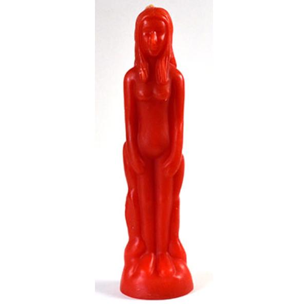 Picture of Azuregreen CFEMR 8 in. Red Female Candle