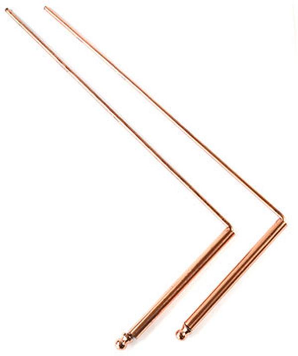 Picture of Azuregreen FD01 12 x 4.75 in. Copper Drowsing Rod with Bag - Set of 2