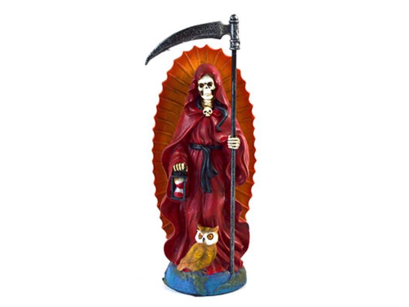 SS964 7 in. Santa Muerte Red