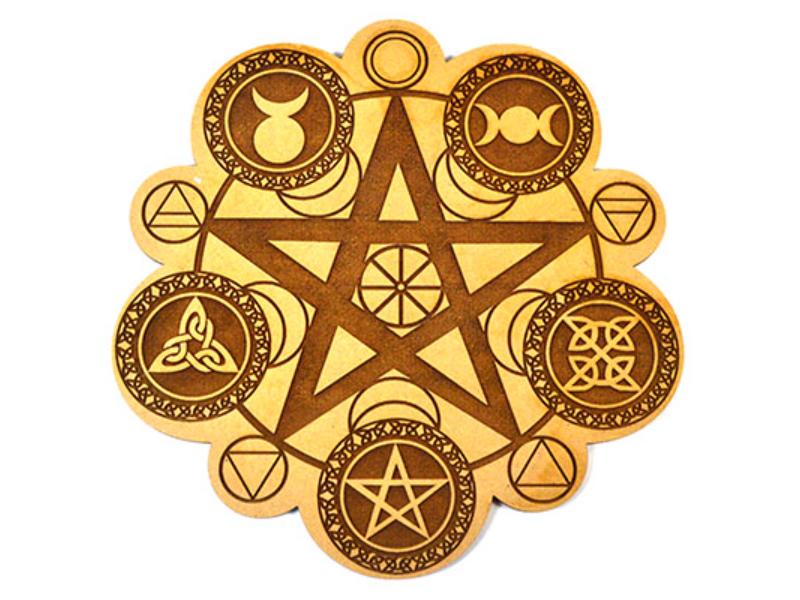 FCG152 8 in. Pagan Crystal Grid