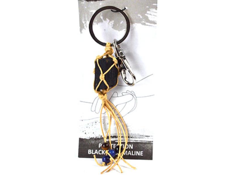 JKPROT Protection & Black Tourmaline Keychain
