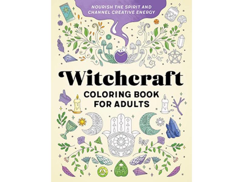 Picture of AzureGreen BWITADUC Witchcraft Coloring Book for Adults