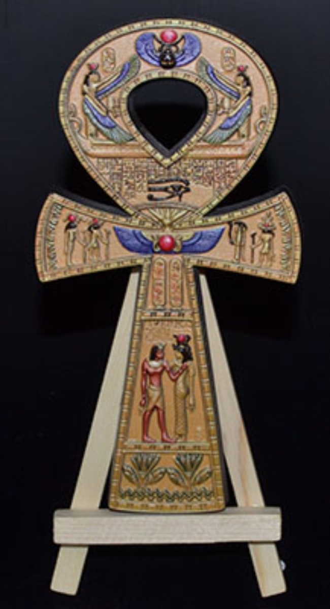 SAN1SG 6 in. Ankh Gold with Stand