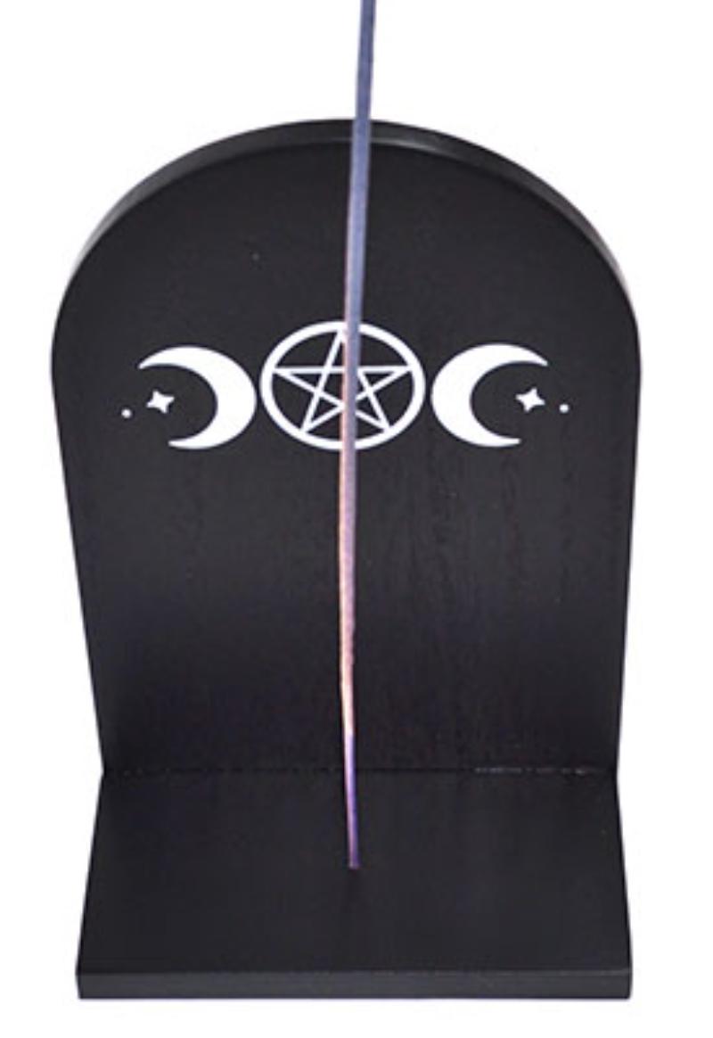 IB3460 7.25 in. Triple Moon Incense Burner