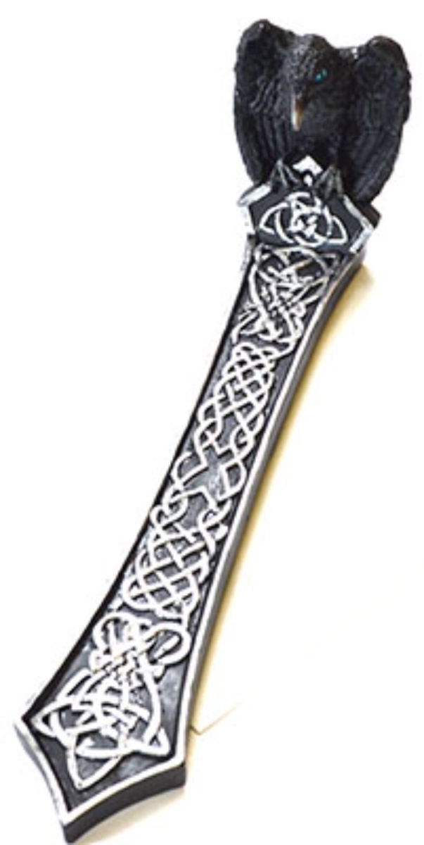 IB3483 10 in. Raven Incense Holder