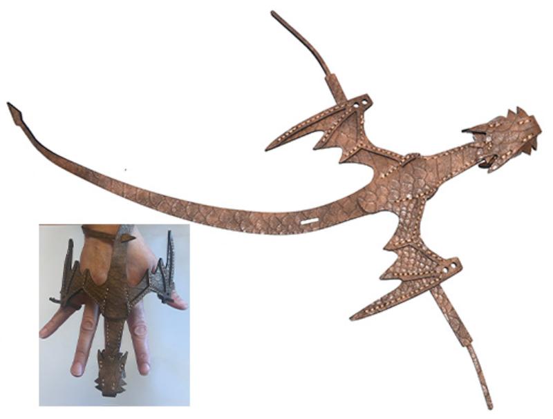 FPBR Brown Dragon Hand Pet