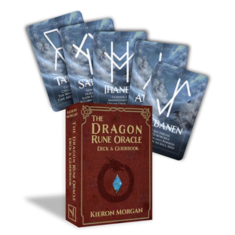 DDRARUN Dragon Rune Oracle Book by Kieron Morgan