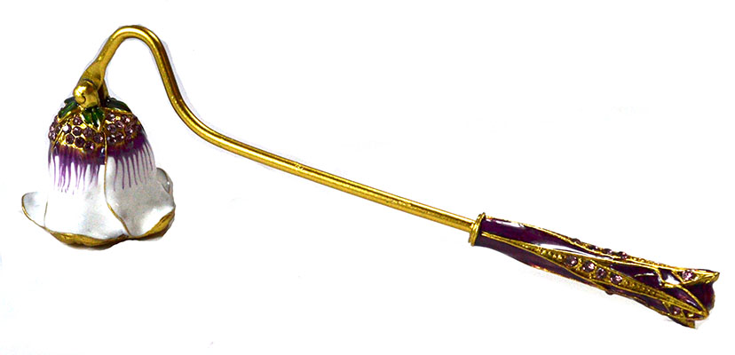 CS05 7.5 in. Fancy Flower Candle Snuffer