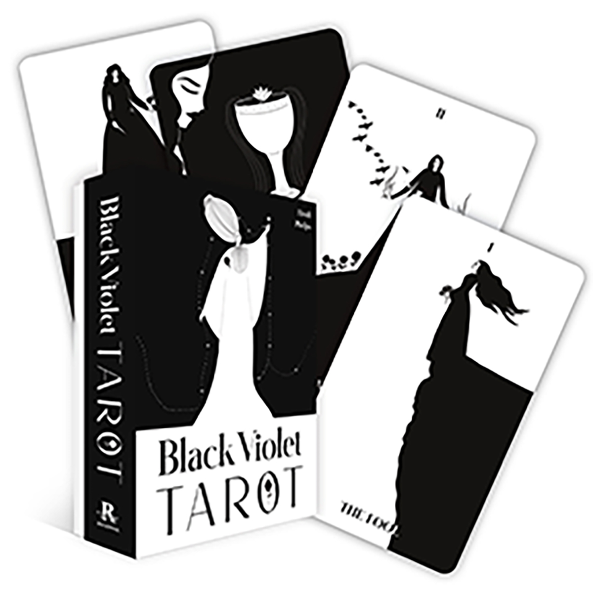 DBLAVIO Black Violet Tarot Book by Heidi Phelps
