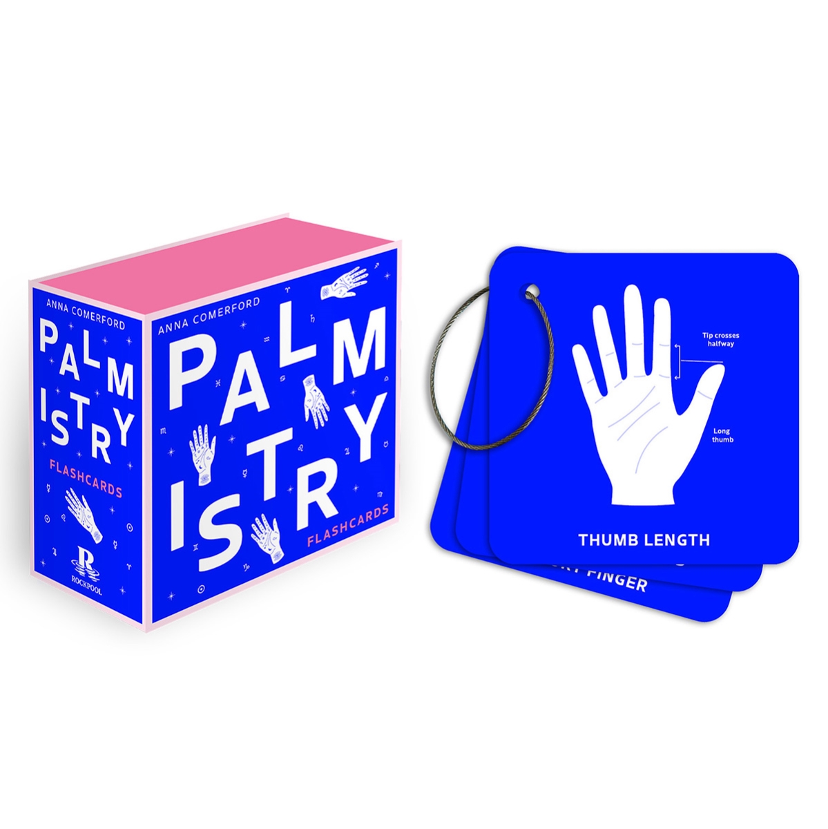 DPALFLA Palmistry Flashcards Book by Anna Comerford