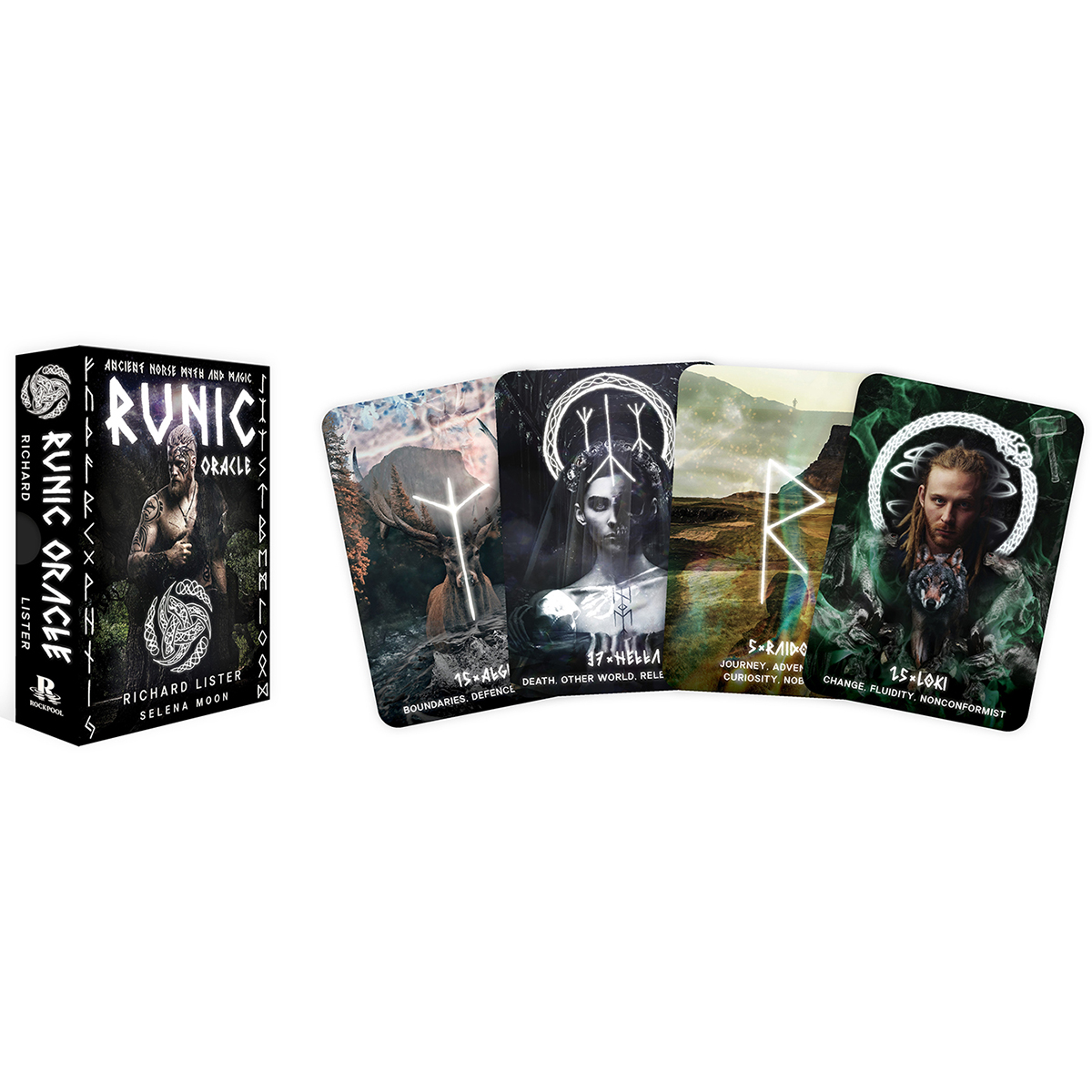 DRUNORAL Runic Oracle Book by Lister & Moon